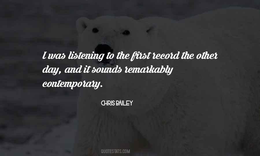 Chris Bailey Quotes #1287432
