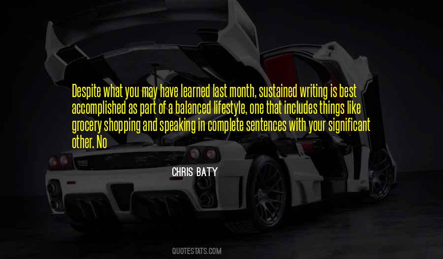 Chris Baty Quotes #973330