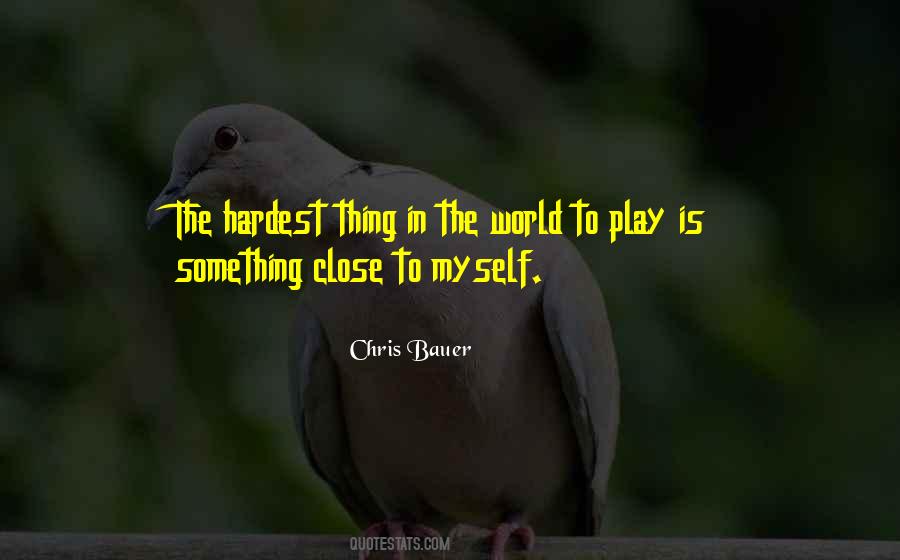 Chris Bauer Quotes #909305