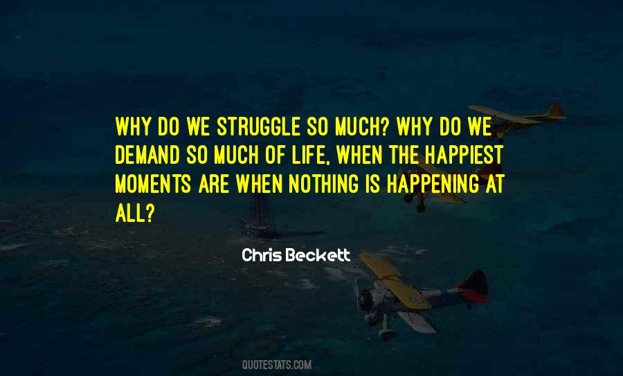 Chris Beckett Quotes #500729