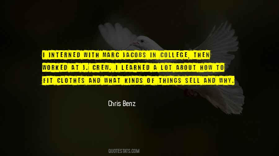 Chris Benz Quotes #1084119