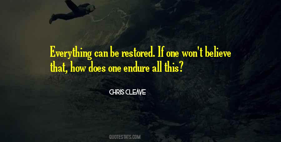 Chris Cleave Quotes #381026