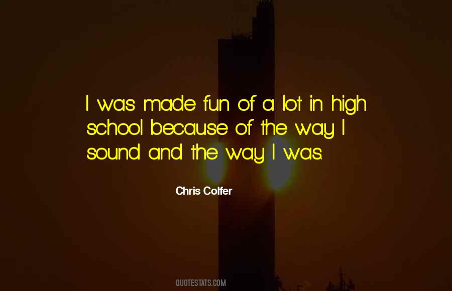 Chris Colfer Quotes #172511