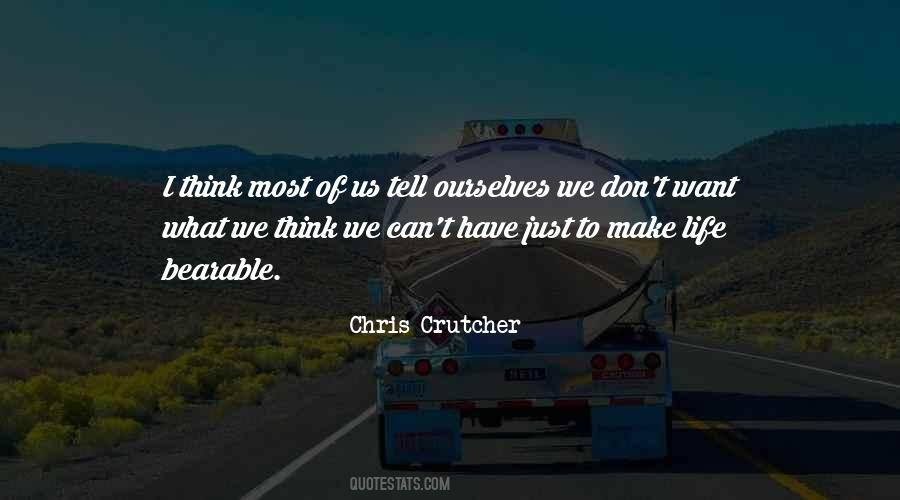 Chris Crutcher Quotes #1190943