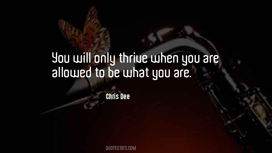 Chris Dee Quotes #1224548