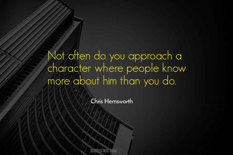 Chris Hemsworth Quotes #960480