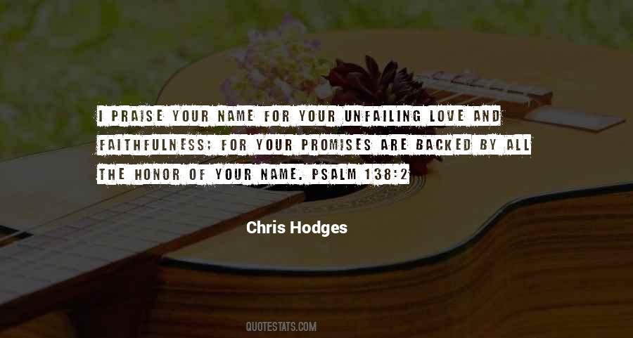 Chris Hodges Quotes #1176126