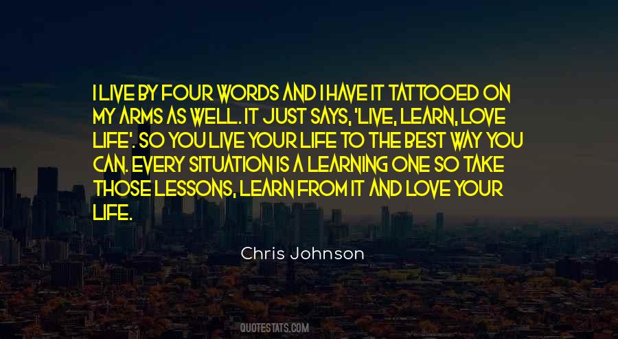 Chris Johnson Quotes #444264