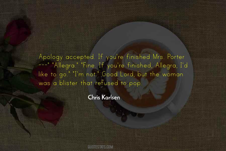 Chris Karlsen Quotes #263306