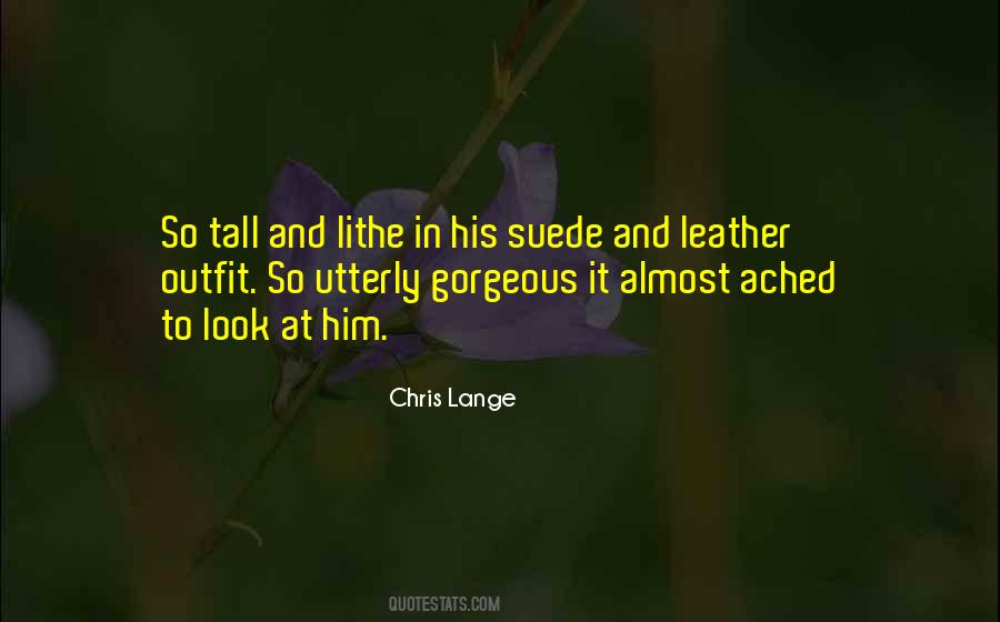 Chris Lange Quotes #1573323