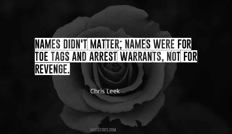 Chris Leek Quotes #1540227