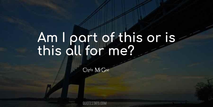 Chris McGee Quotes #178261 Chris McGee Quotes #178261