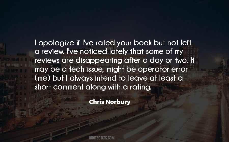 Chris Norbury Quotes #1754197