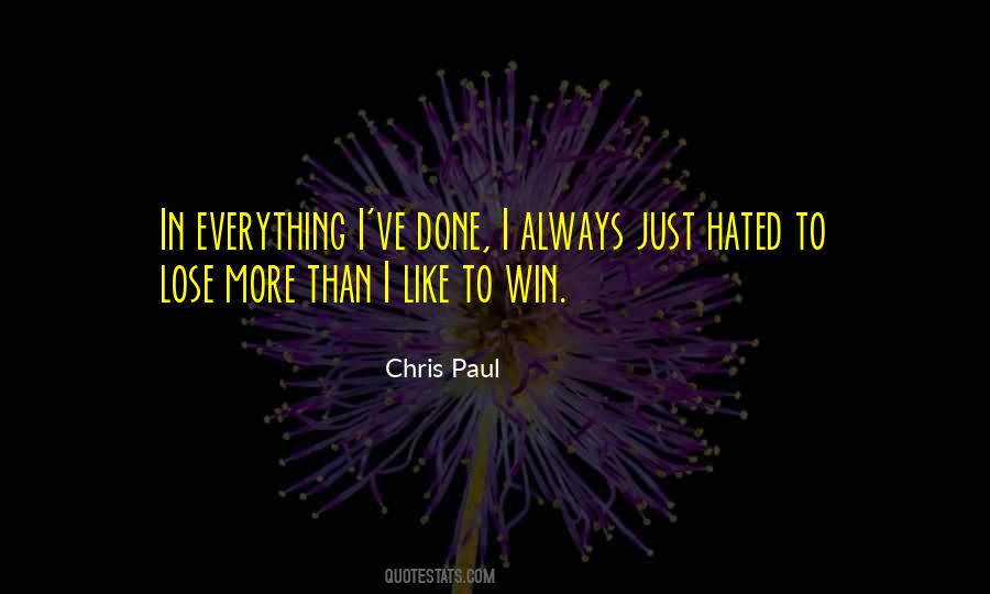 Chris Paul Quotes #1381970