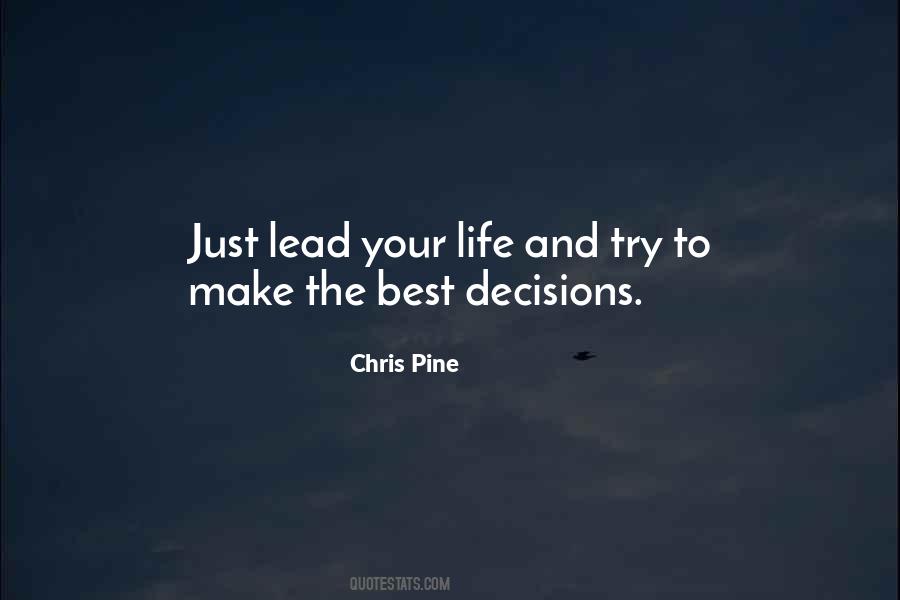 Chris Pine Quotes #1013444