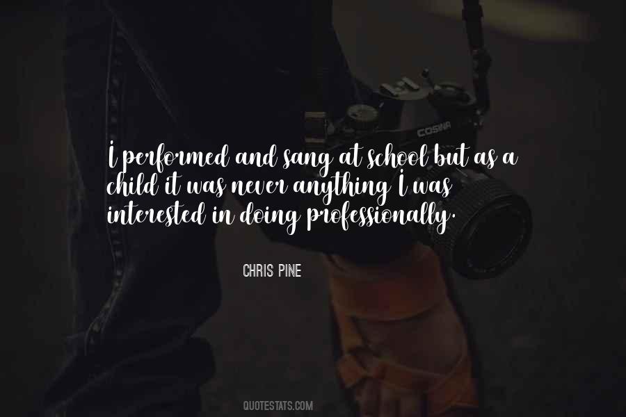 Chris Pine Quotes #1063282