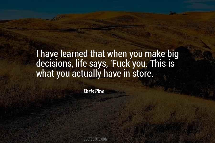 Chris Pine Quotes #785946