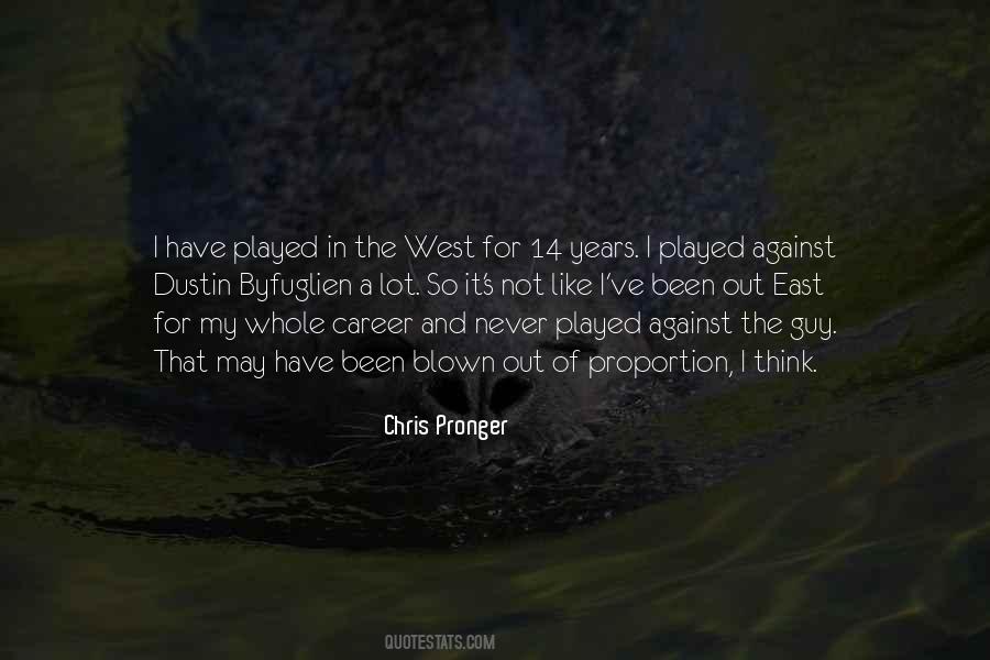 Chris Pronger Quotes #481313