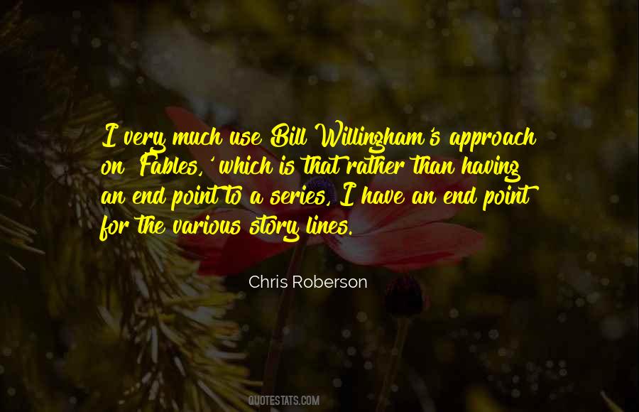 Chris Roberson Quotes #10432