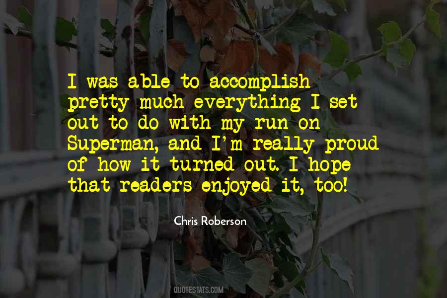 Chris Roberson Quotes #1584778