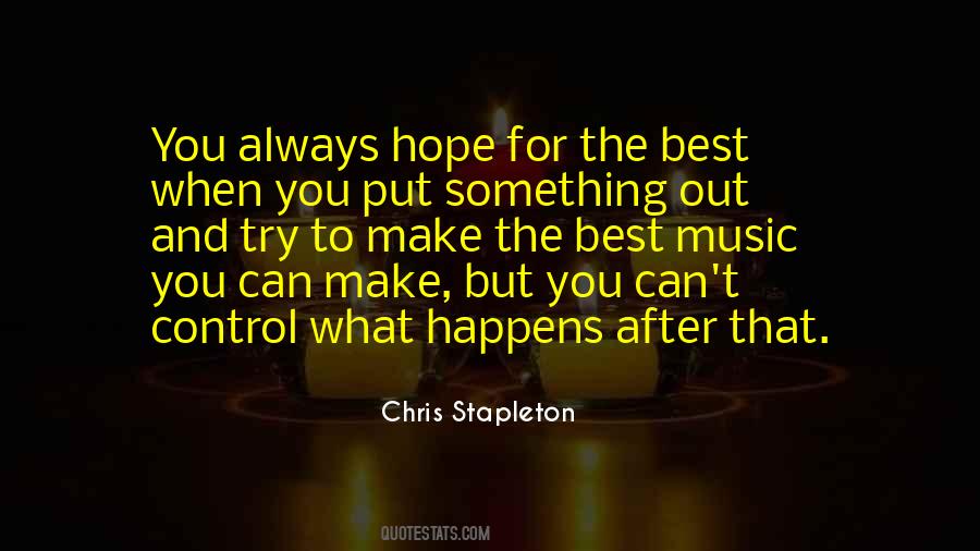 Chris Stapleton Quotes #1269057