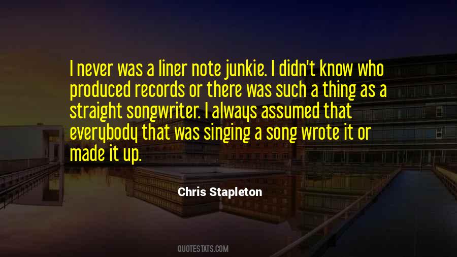 Chris Stapleton Quotes #1849291