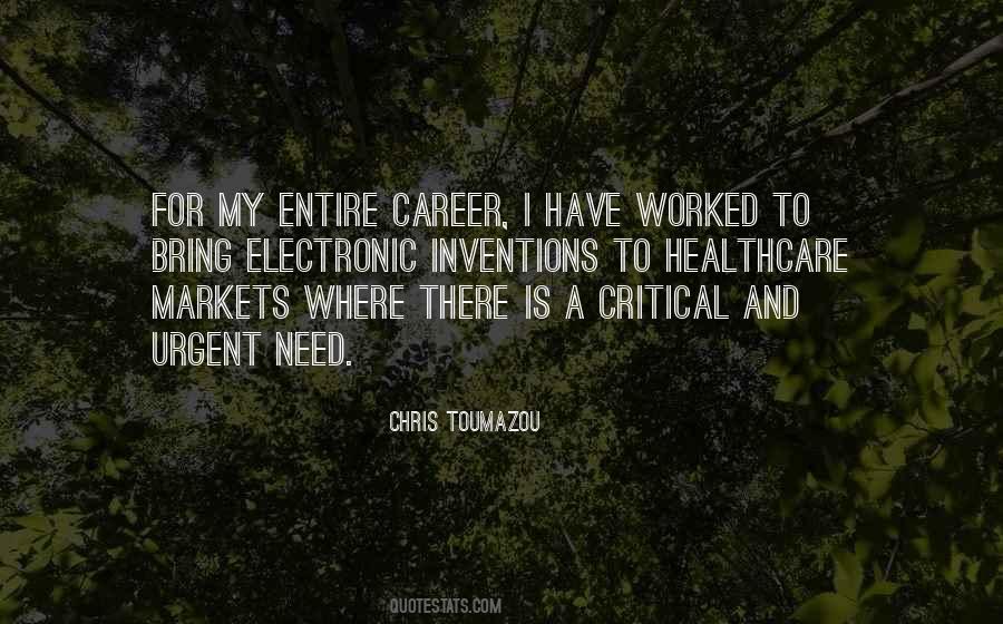 Chris Toumazou Quotes #1669434