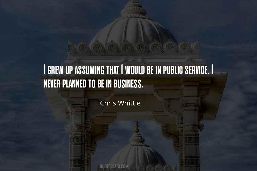 Chris Whittle Quotes #577099