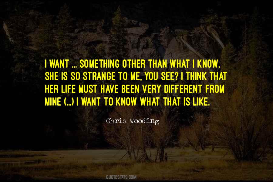 Chris Wooding Quotes #485557
