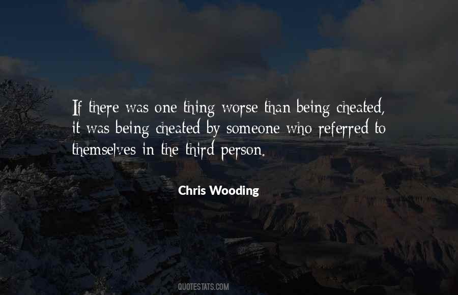 Chris Wooding Quotes #662580