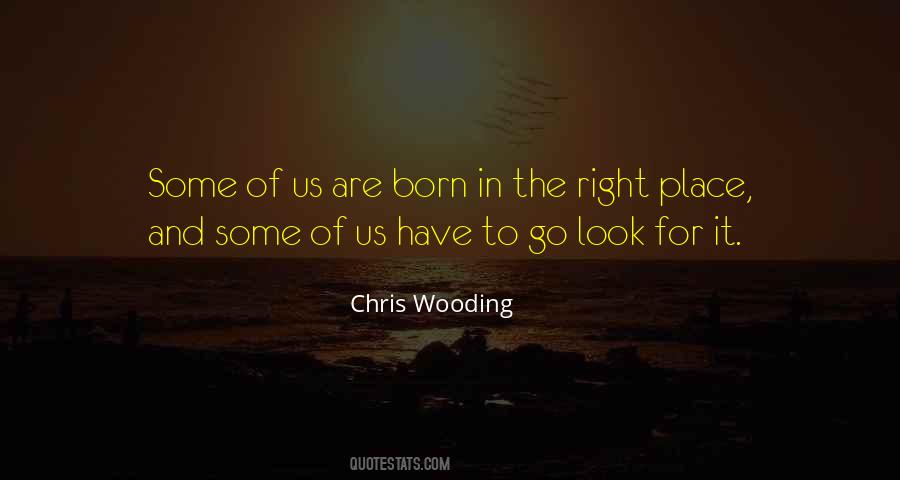 Chris Wooding Quotes #842709