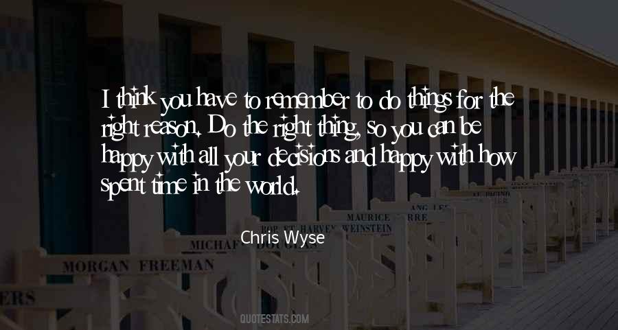 Chris Wyse Quotes #1208108