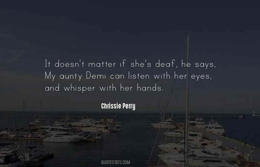 Chrissie Perry Quotes #1255010
