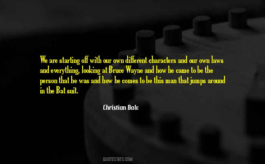 Christian Bale Quotes #127347