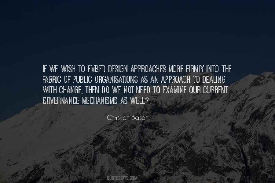 Christian Bason Quotes #1383688
