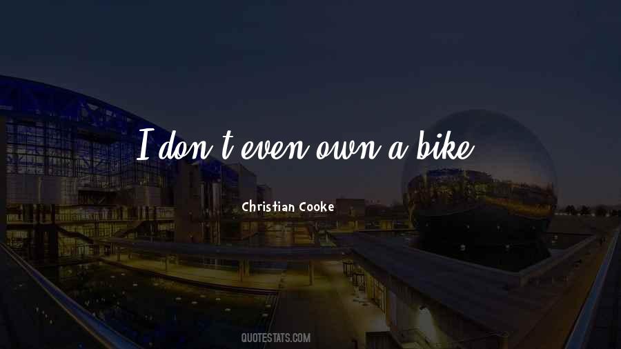 Christian Cooke Quotes #1327492