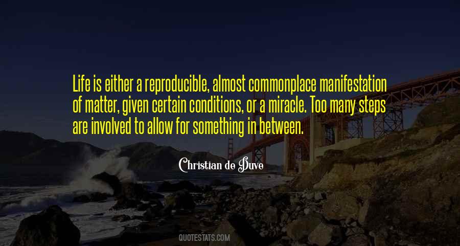 Christian De Duve Quotes #246928