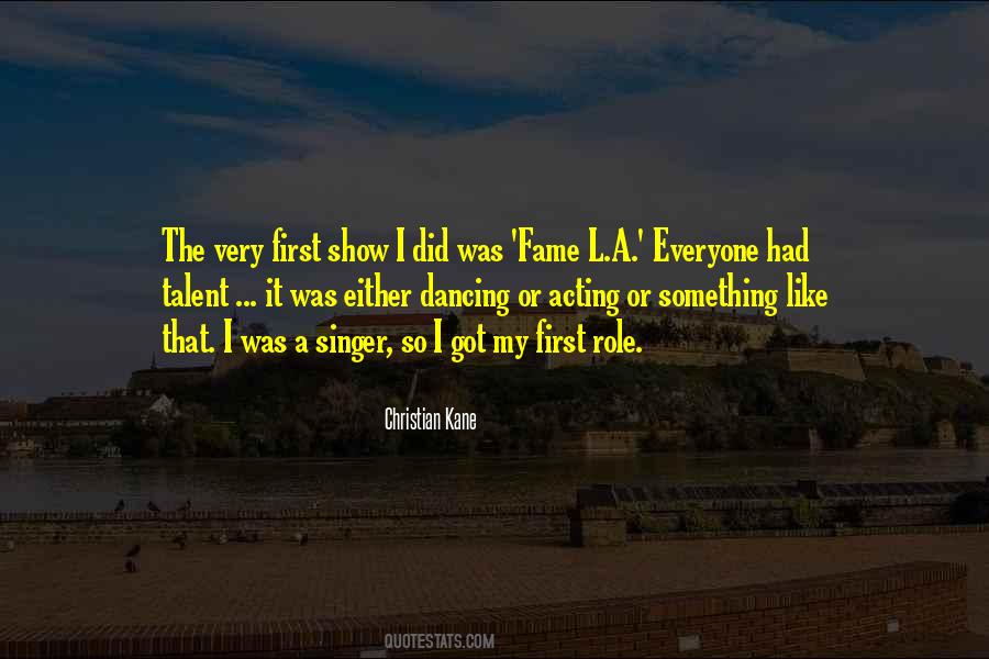 Christian Kane Quotes #878127