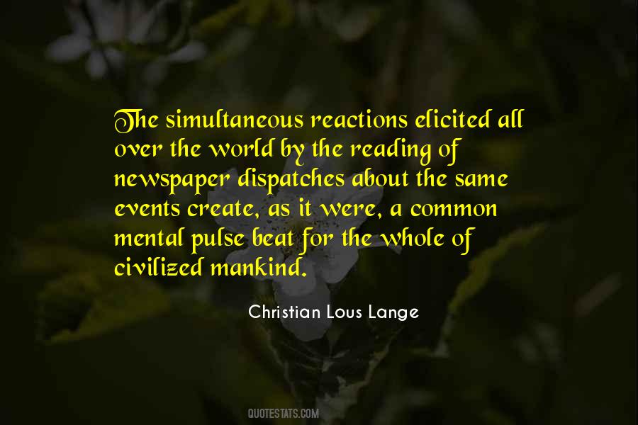 Christian Lous Lange Quotes #1084020