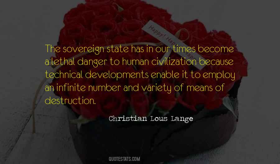 Christian Lous Lange Quotes #1589380
