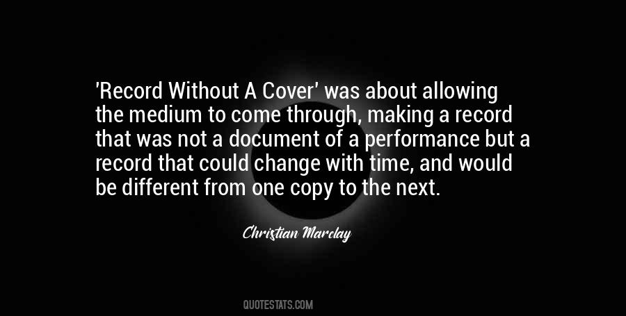 Christian Marclay Quotes #459765