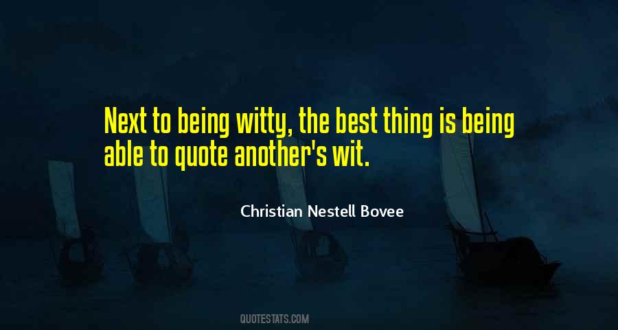 Christian Nestell Bovee Quotes #1079069