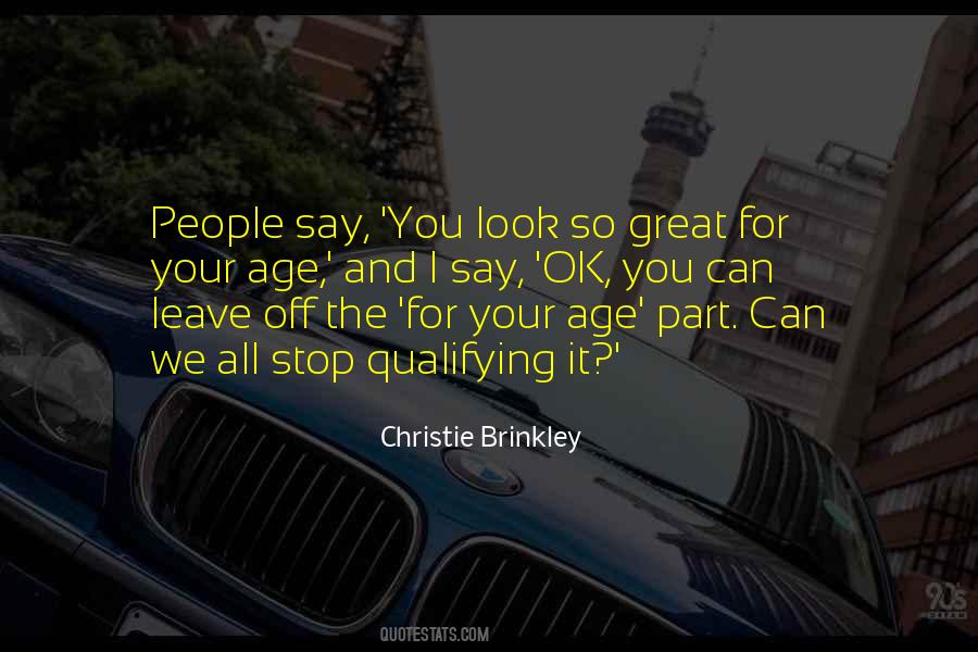 Christie Brinkley Quotes #636477