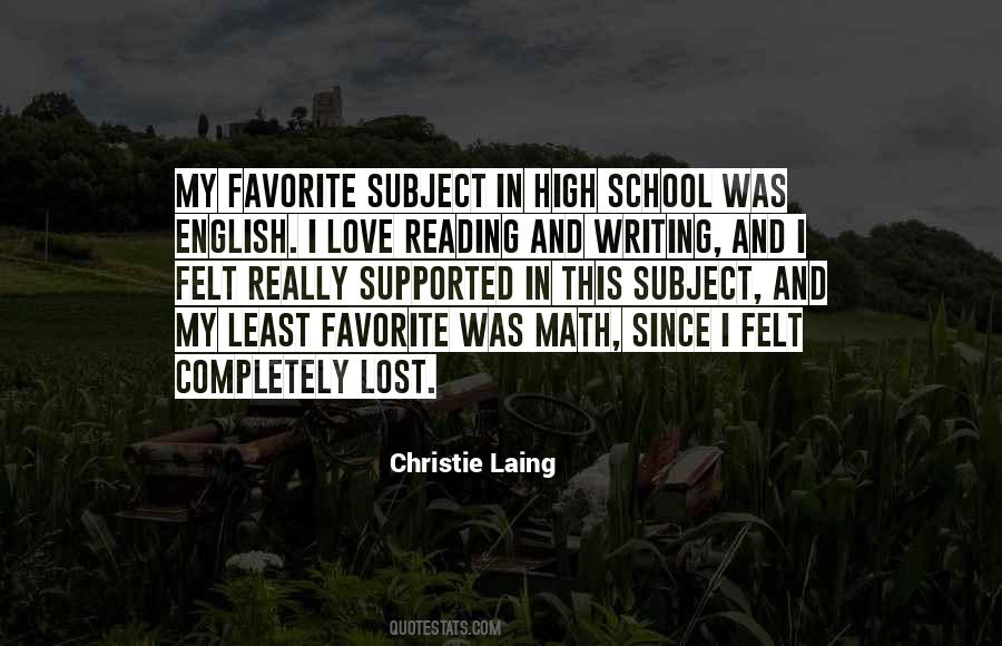 Christie Laing Quotes #1258657