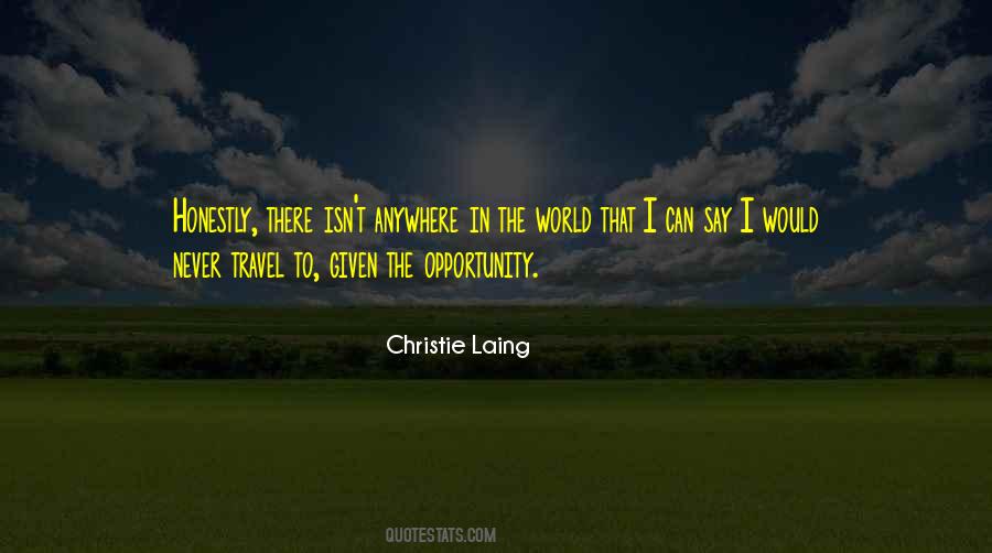 Christie Laing Quotes #589776