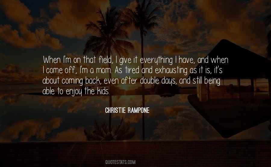 Christie Rampone Quotes #1117207