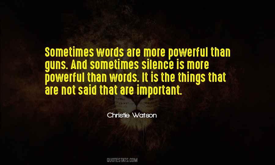 Christie Watson Quotes #981573
