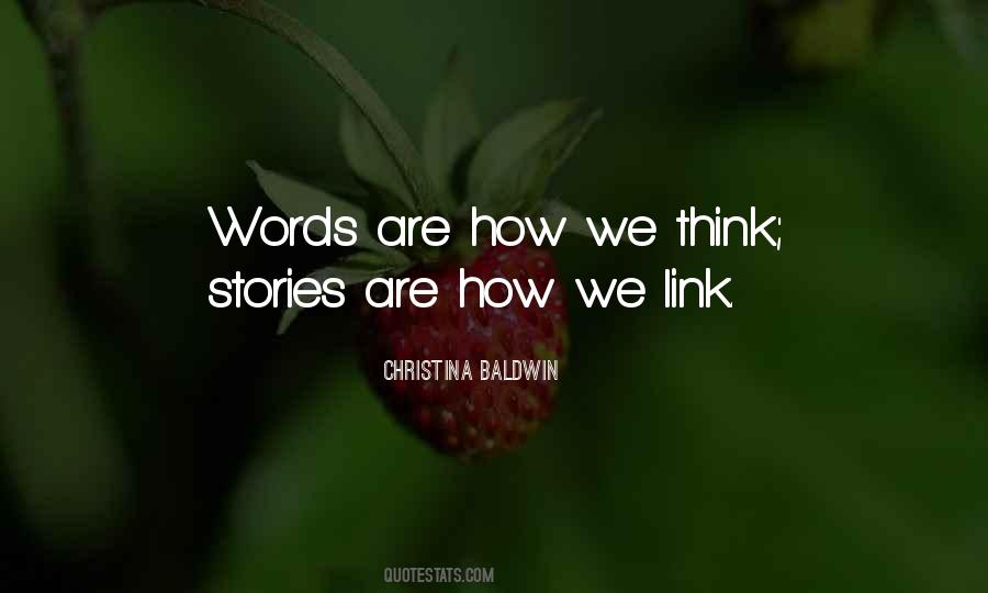Christina Baldwin Quotes #1050071