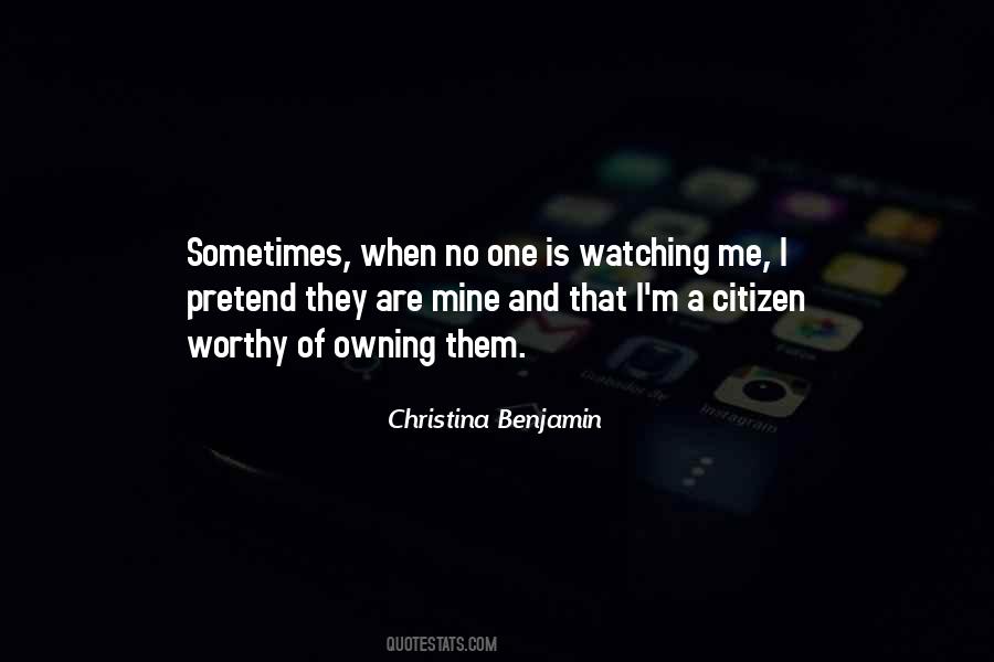 Christina Benjamin Quotes #610905