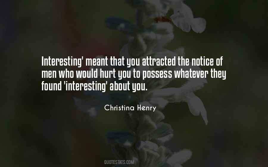 Christina Henry Quotes #1157192